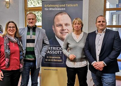 v.l.n.r.: Bianca Staßen, Dr. Wolfgang Kühn, Christiane Stillger, Patrick Fassott